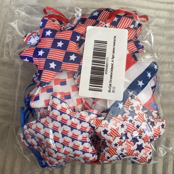 30 Pcs Independence Day Hanging Stars- 3.5 x 6.1 Inch 4th of July Patriotic - Picture 5 of 6